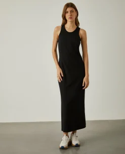 Vestido comprido manga cava|LION OF PORCHES Fashion