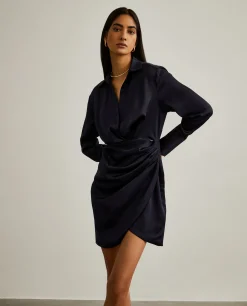 Vestido curto com drapeado|LION OF PORCHES Discount