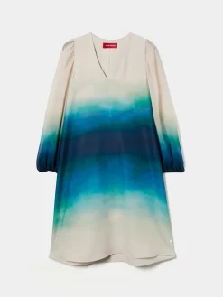 Vestido curto com padrão degradé|LION OF PORCHES Hot