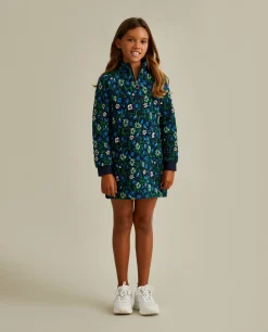 Vestido curto de flores|LION OF PORCHES Online