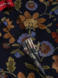 Vestido curto de flores com cinto|LION OF PORCHES Clearance