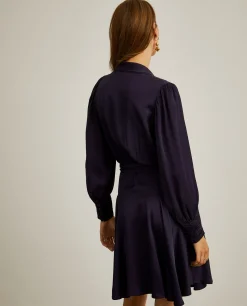 Vestido curto de trespasse|LION OF PORCHES Shop