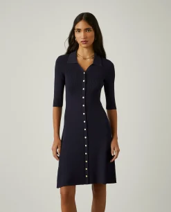 Vestido de malha com molas|LION OF PORCHES Discount