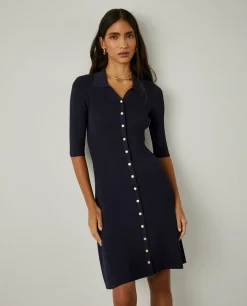 Vestido de malha com molas|LION OF PORCHES Discount