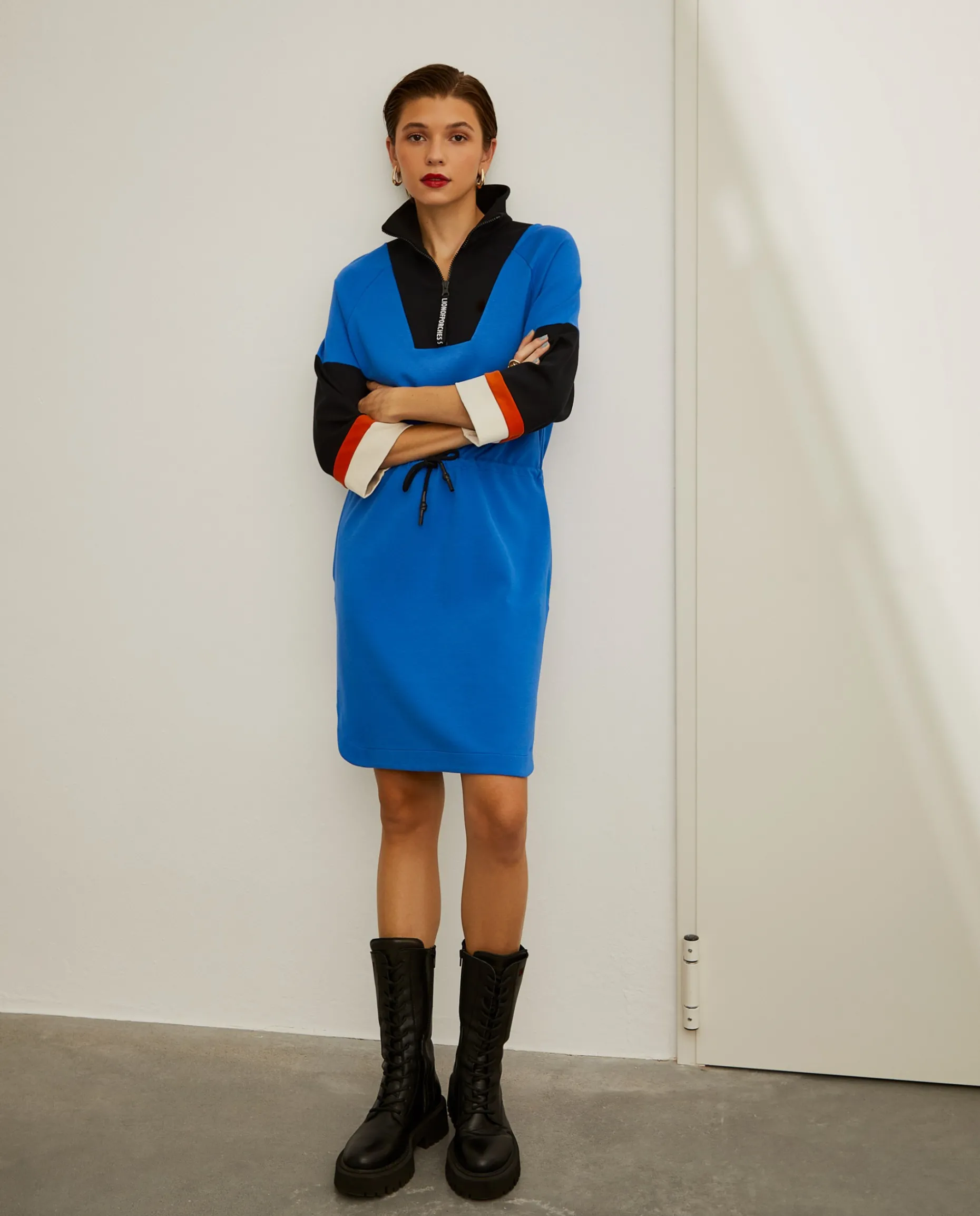 Vestido de malha curto|LION OF PORCHES Online
