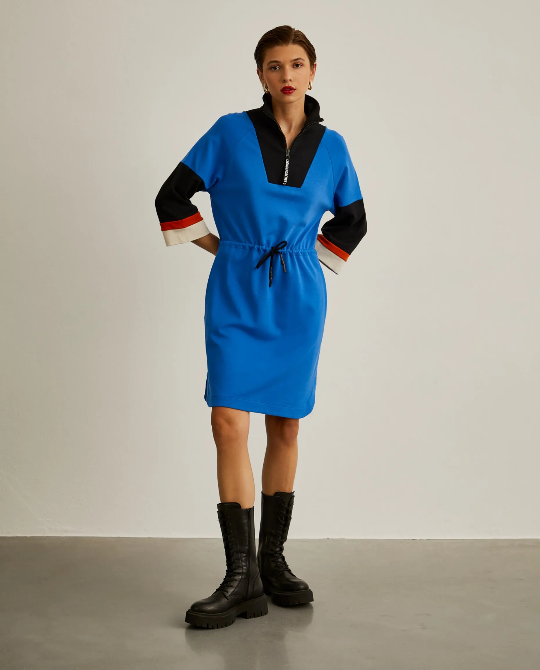 Vestido de malha curto|LION OF PORCHES Online