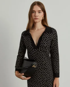 Vestido de malha polka dots|LION OF PORCHES Hot