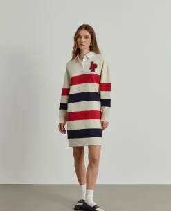 Vestido de malha às riscas|LION OF PORCHES Best Sale