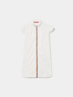 Vestido de manga curta com mini leões|LION OF PORCHES Online