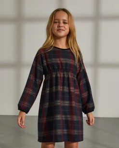 Vestido em padrão de xadrez|LION OF PORCHES New