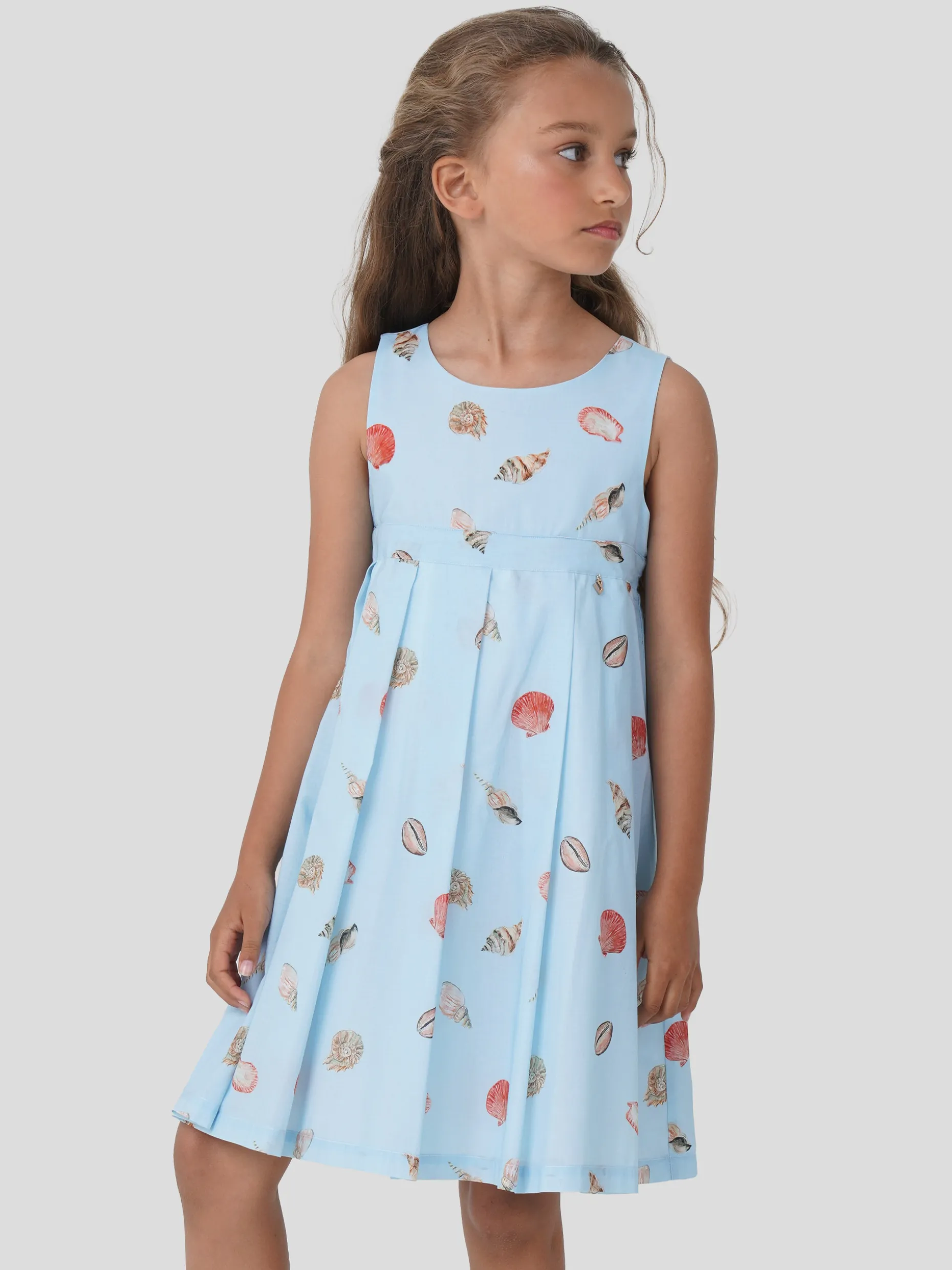 Vestido em Voile Estampado|LION OF PORCHES Flash Sale