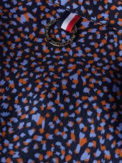 Vestido estampado com folho|LION OF PORCHES Clearance