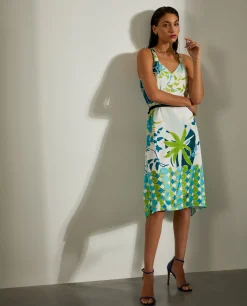 Vestido floral longo|LION OF PORCHES Clearance
