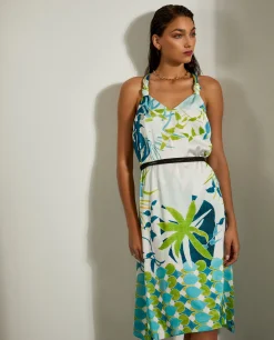 Vestido floral longo|LION OF PORCHES Clearance