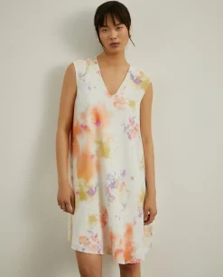 Vestido fluido com padrão tie dye|LION OF PORCHES Discount