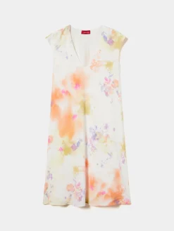 Vestido fluido com padrão tie dye|LION OF PORCHES Discount
