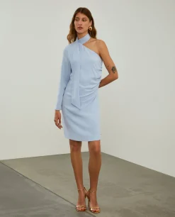 Vestido justo de manga única|LION OF PORCHES Flash Sale
