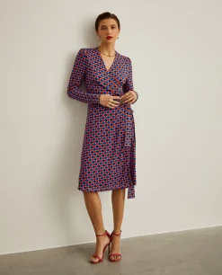 Vestido midi estampado|LION OF PORCHES Hot