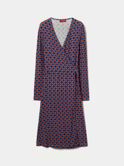Vestido midi estampado|LION OF PORCHES Hot