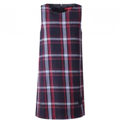 Vestido sem Manga Xadrez|LION OF PORCHES Best Sale