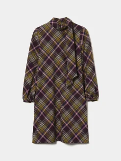 Vestido tartan manga comprida|LION OF PORCHES Best Sale