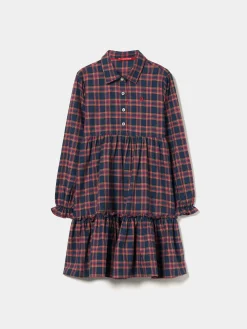 Vestido xadrez manga comprida|LION OF PORCHES Discount